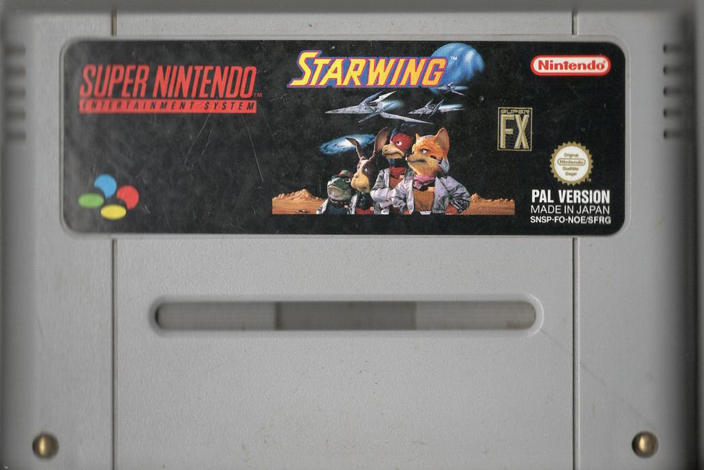 Starwing - Super Nintendo - Modul Vorderseite
