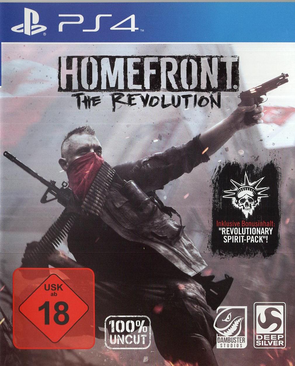 Homefront: The Revolution - PlayStation 4 Vorderseite
