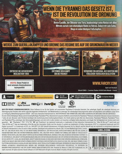 Far Cry 6 - PlayStation 5 Rückseite