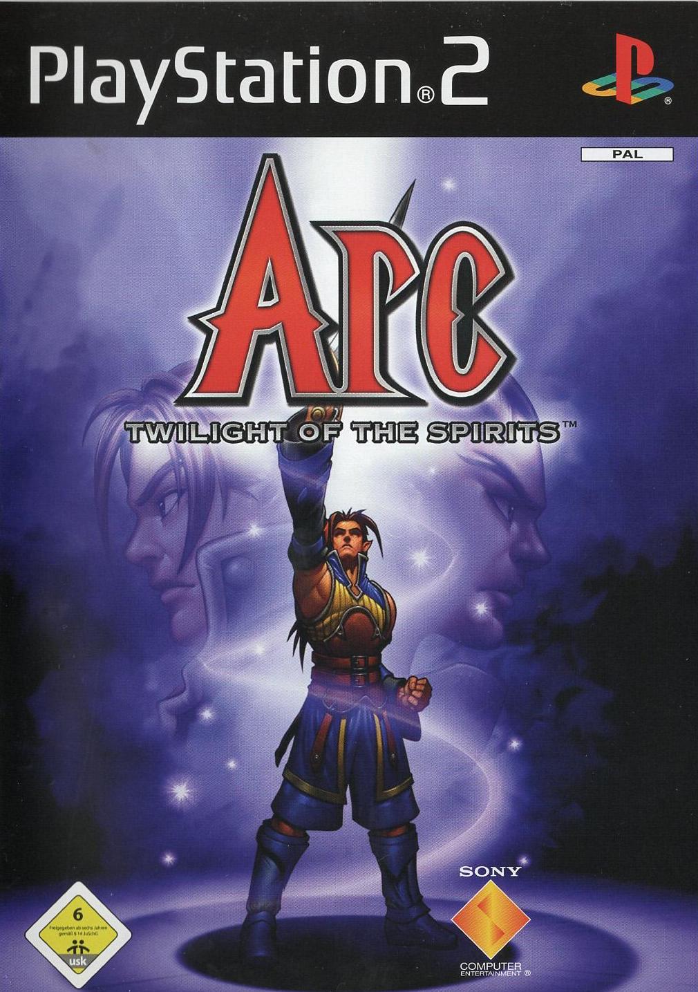 Arc: Twilight of the Spirits - PlayStation 2 Vorderseite