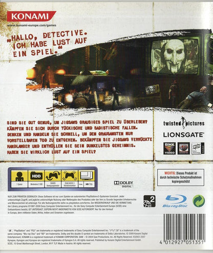 Saw - PlayStation 3 Rückseite