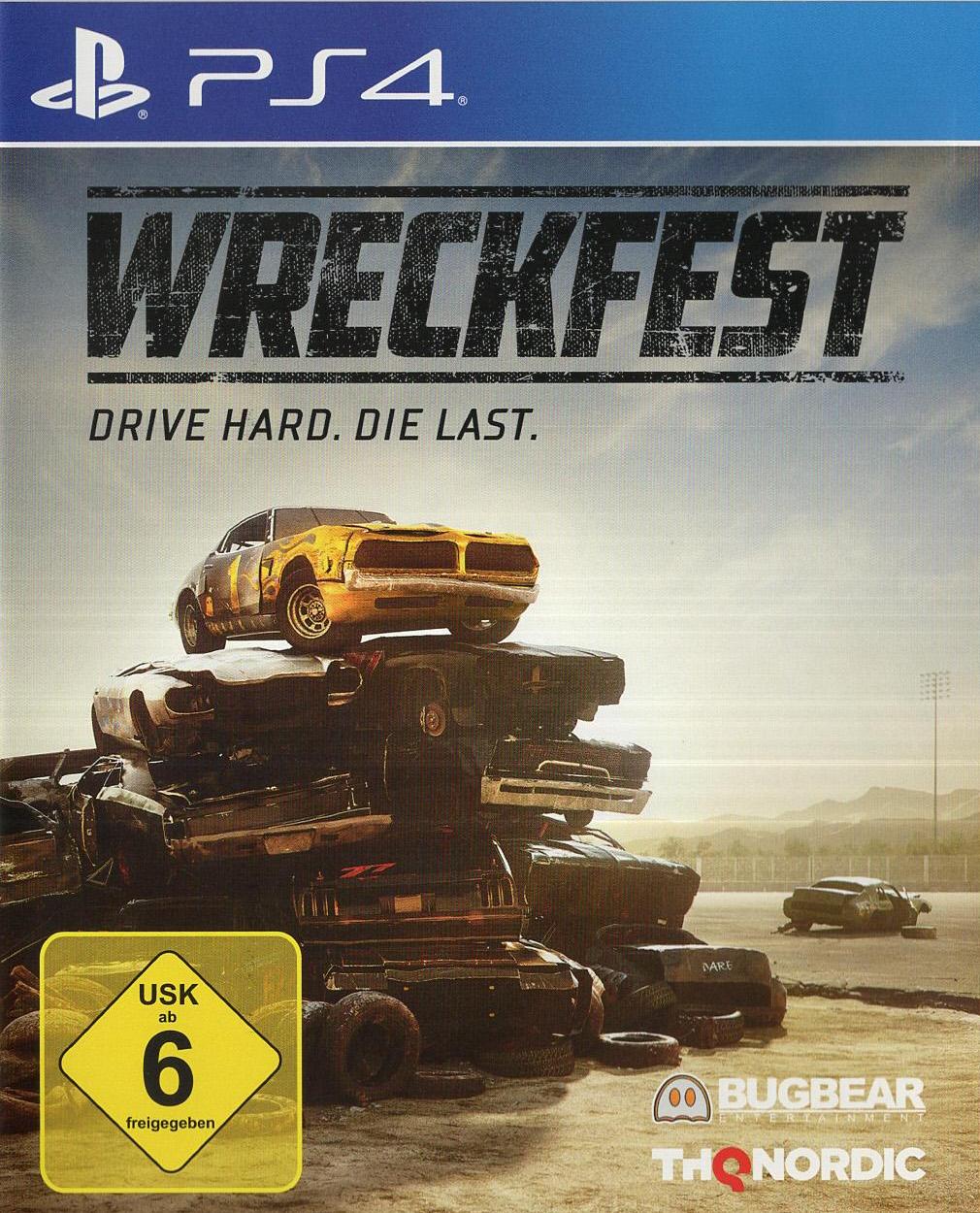 Wreckfest - PlayStation 4 Vorderseite