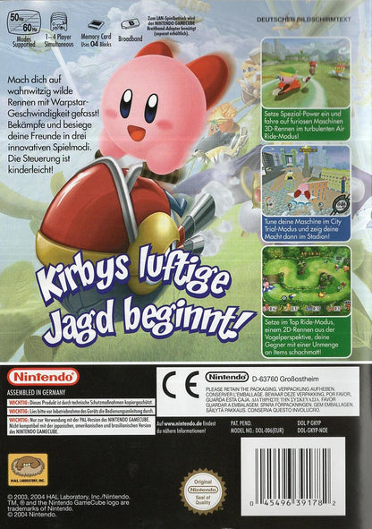 Kirby Air Ride - Nintendo GameCube Rückseite