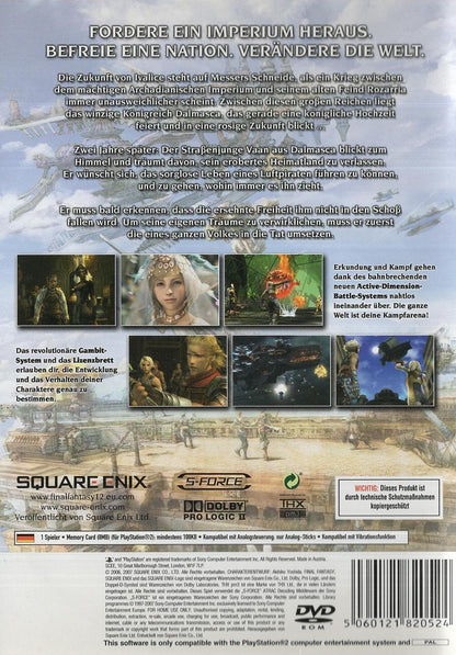 Final Fantasy XII - PlayStation 2 Rückseite