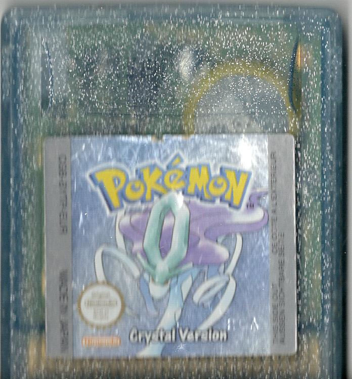 Pokémon Kristall Version - Game Boy Color - Modul Vorderseite