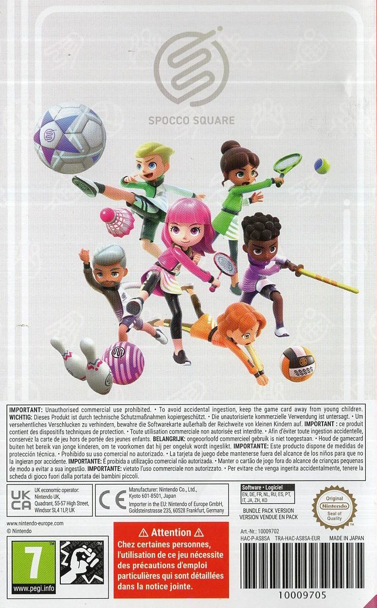 Nintendo Switch Sports - Nintendo Switch Rückseite