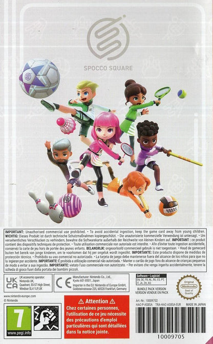 Nintendo Switch Sports - Nintendo Switch Rückseite