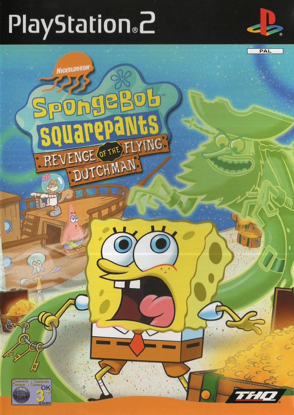 SpongeBob SquarePants: Revenge of the Flying Dutchman - PS2 Vorderseite