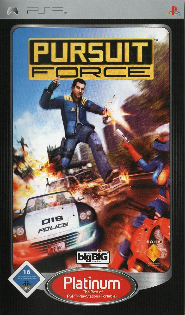 Pursuit Force - PlayStation Portable Vorderseite