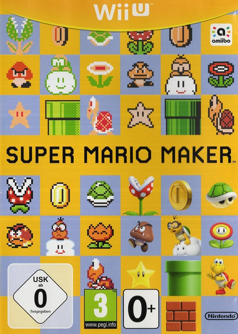 Super Mario Maker - Nintendo Wii U Vorderseite