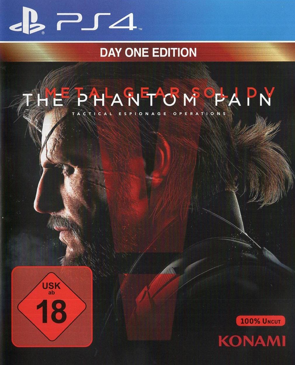 Metal Gear Solid V: The Phantom Pain - PlayStation 4 Vorderseite