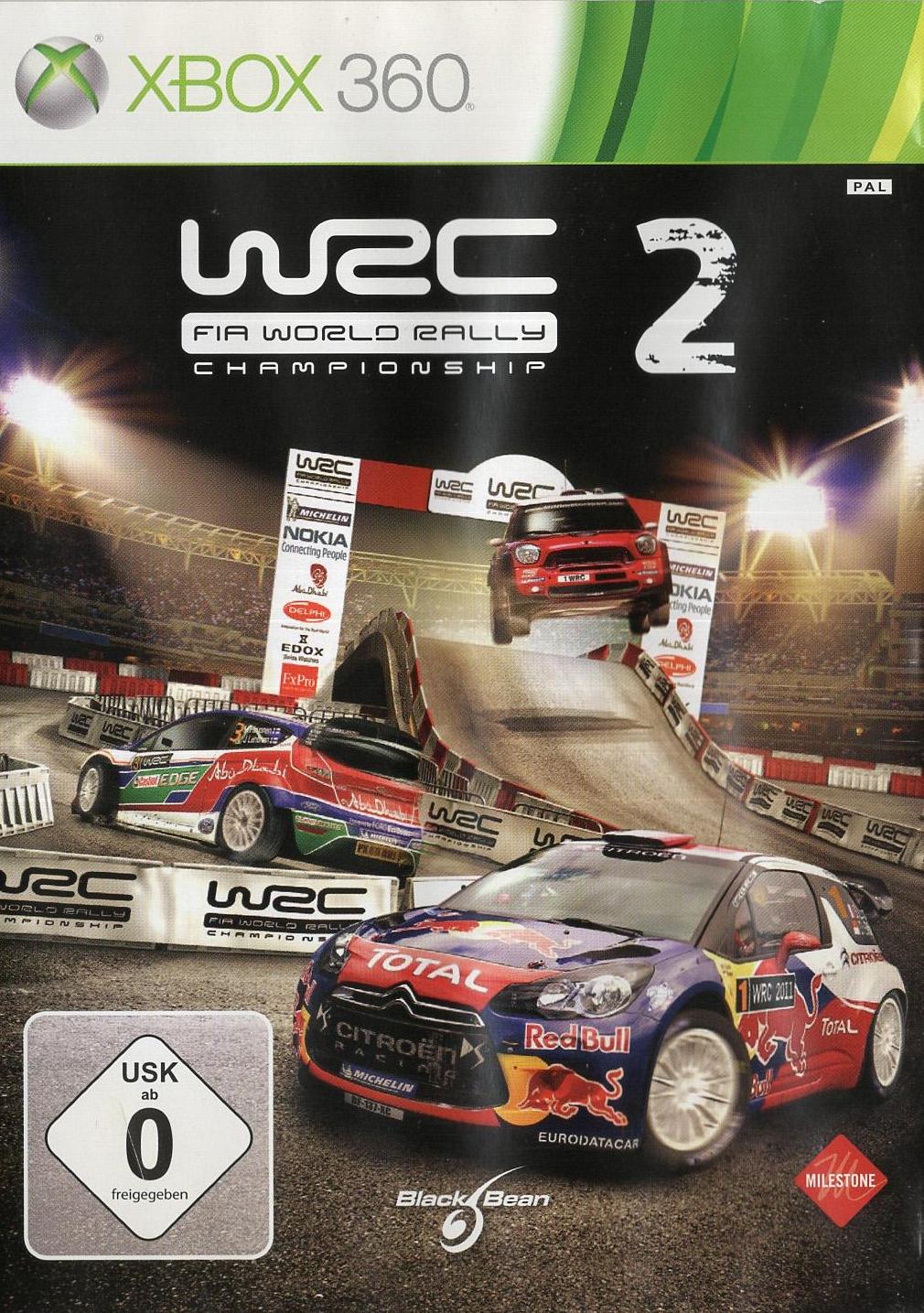 WRC 2: FIA World Rally Championship - Xbox 360 Vorderseite