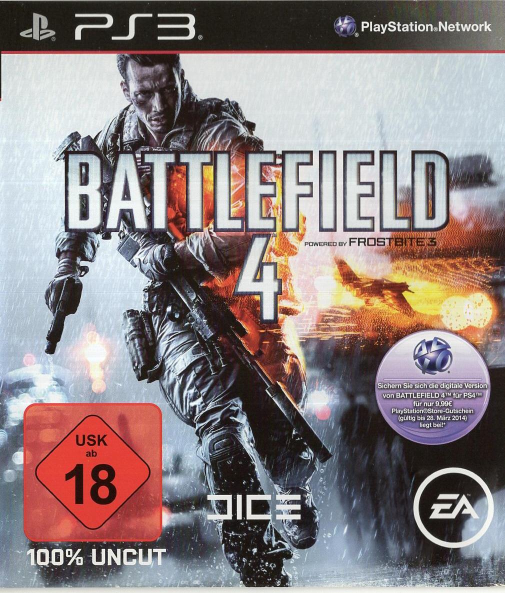 Battlefield 4 - PlayStation 3 Vorderseite