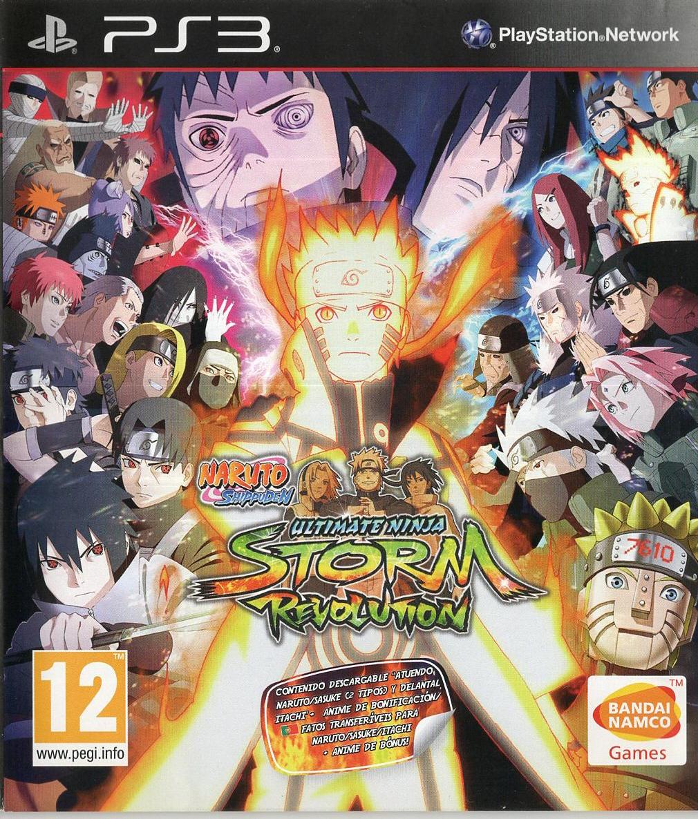 Naruto Shippuden: Ultimate Ninja Storm Revolution - PlayStation 3 Vorderseite