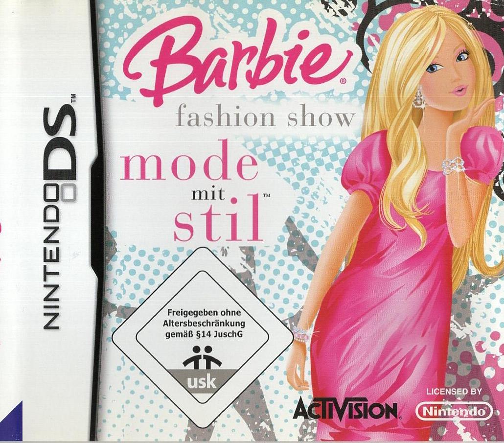 Barbie Fashion Show: Mode mit Stil - Nintendo DS Vorderseite