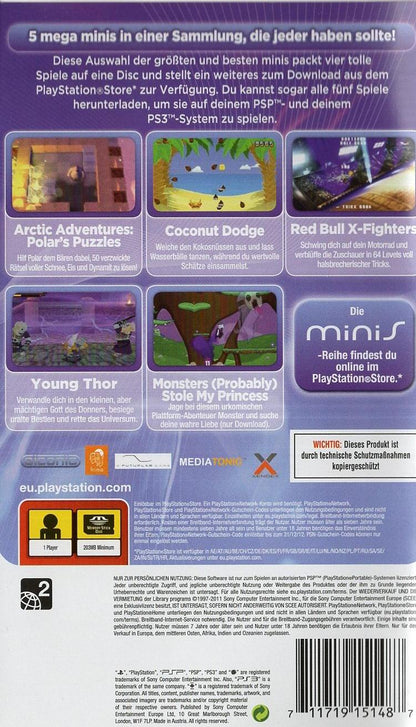 Mega minis Volume 2 - PlayStation Portable Rückseite