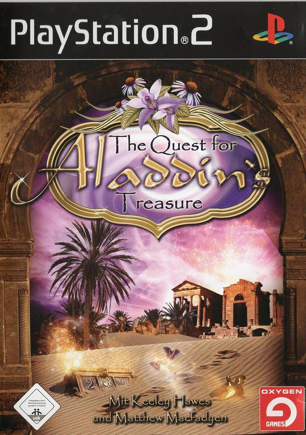 The Quest for Aladdin's Treasure - PlayStation 2 Vorderseite
