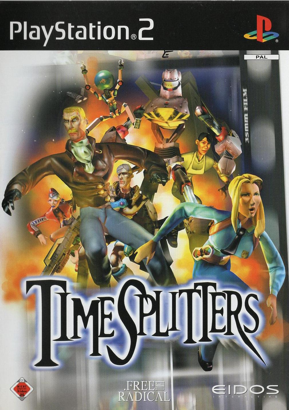 TimeSplitters - PlayStation 2 Vorderseite