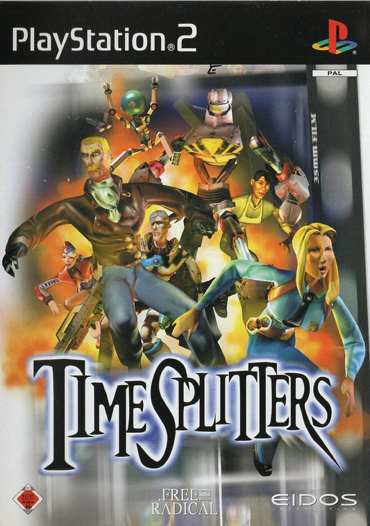TimeSplitters - PlayStation 2 Vorderseite