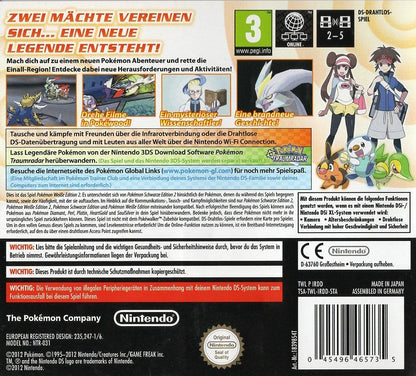 Pokémon Weisse Edition 2 - Nintendo DS Rückseite