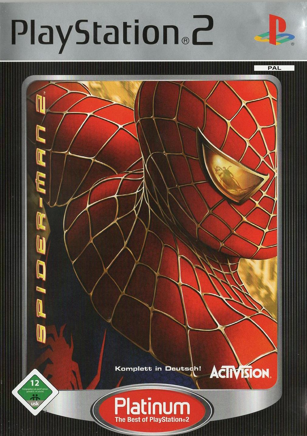 Spider-Man 2 - PlayStation 2 Vorderseite