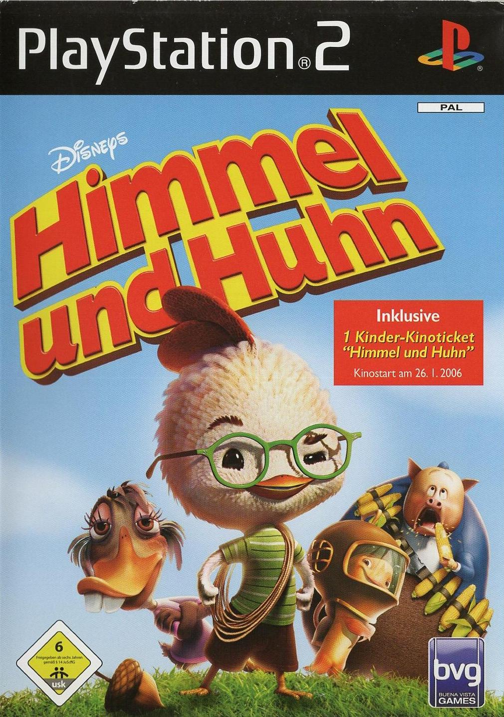 Disney's Himmel und Huhn - PlayStation 2 Vorderseite