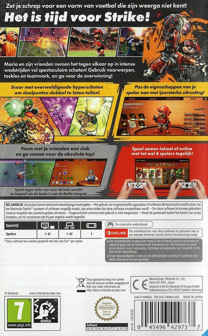 Mario Strikers: Battle League Football - Nintendo Switch Rückseite