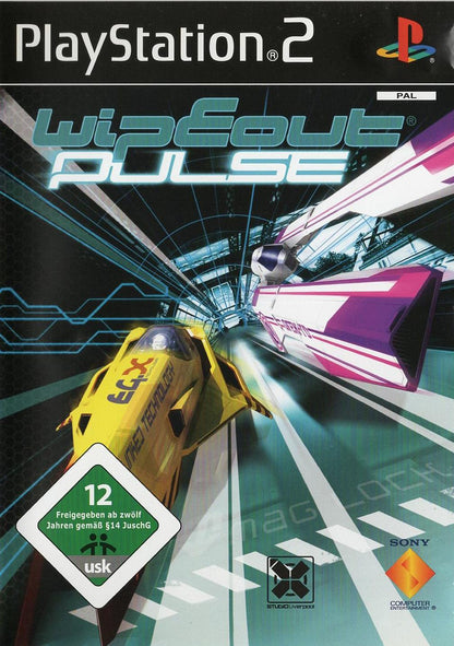 WipEout Pulse - PlayStation 2 Vorderseite