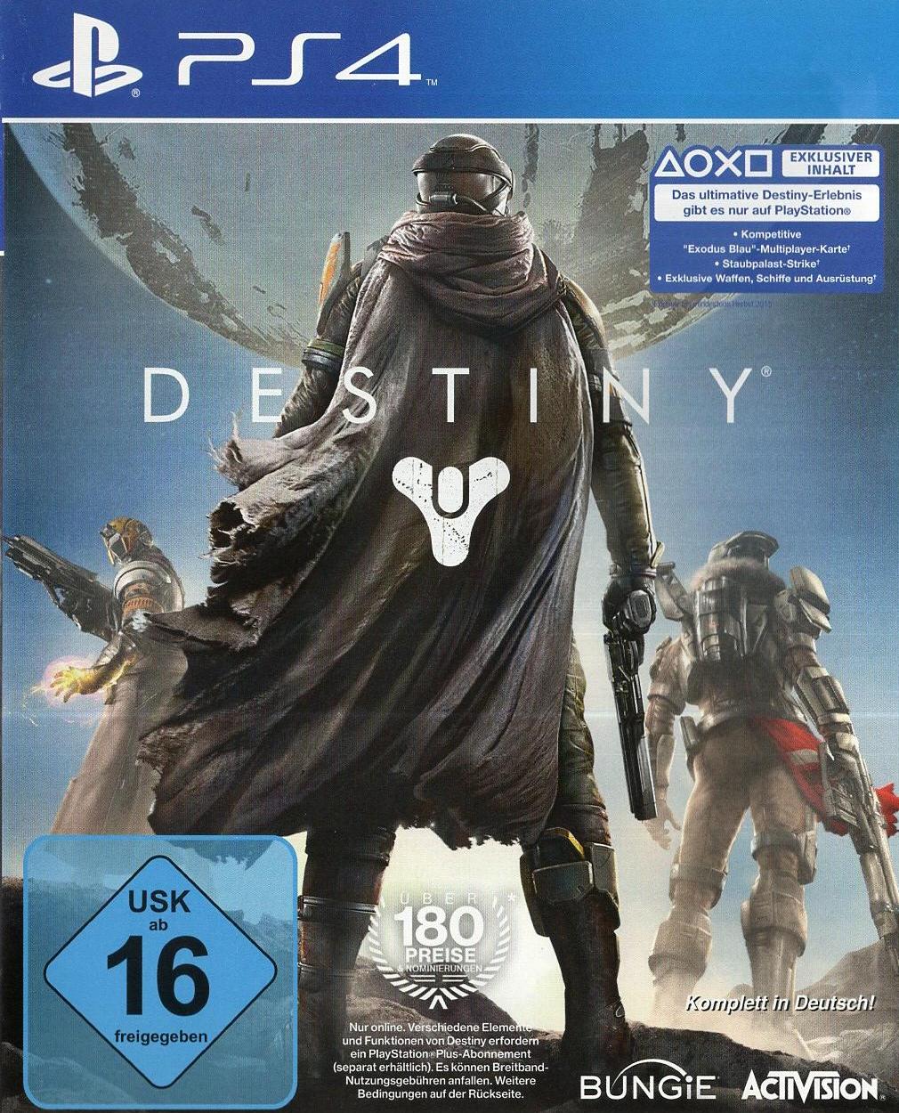 Destiny - PlayStation 4 Vorderseite