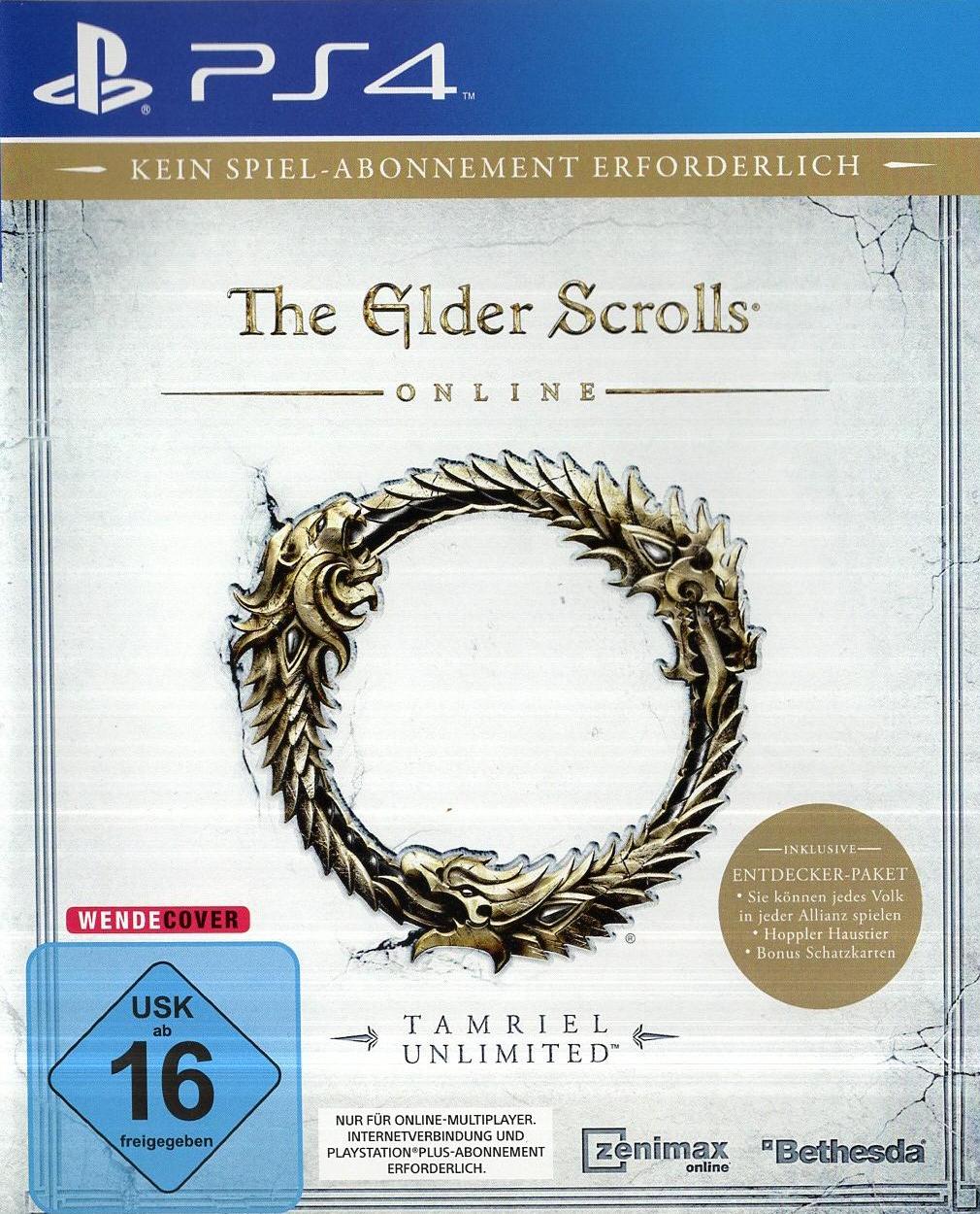 The Elder Scrolls Online: Tamriel Unlimited - PlayStation 4 Vorderseite