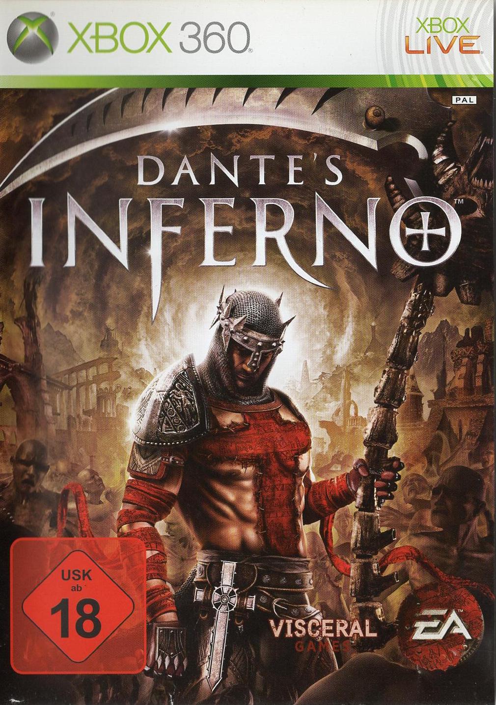 Dante's Inferno - Xbox 360 Vorderseite