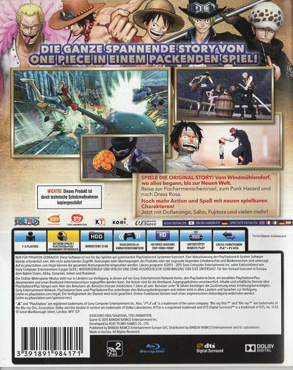 One Piece: Pirate Warriors 3 - PlayStation 4 Rückseite