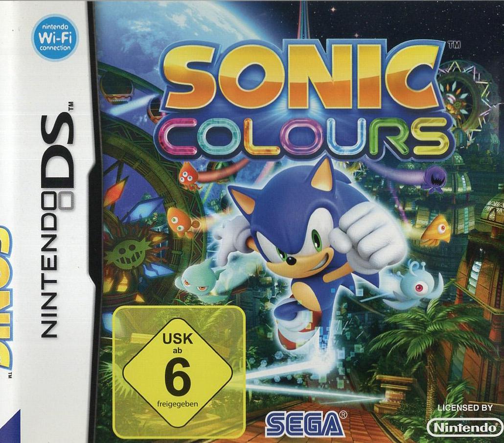 Sonic Colours - Nintendo DS Vorderseite