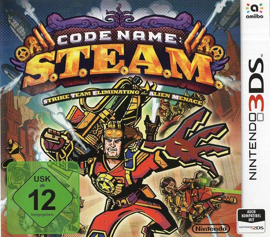 Code Name: S.T.E.A.M. - Nintendo 3DS Vorderseite