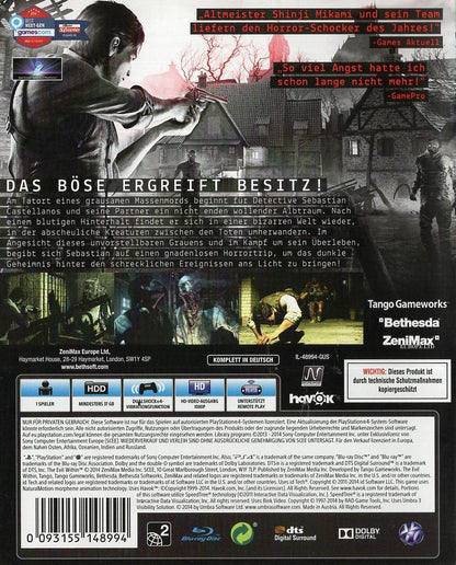 The Evil Within - PlayStation 4 Rückseite