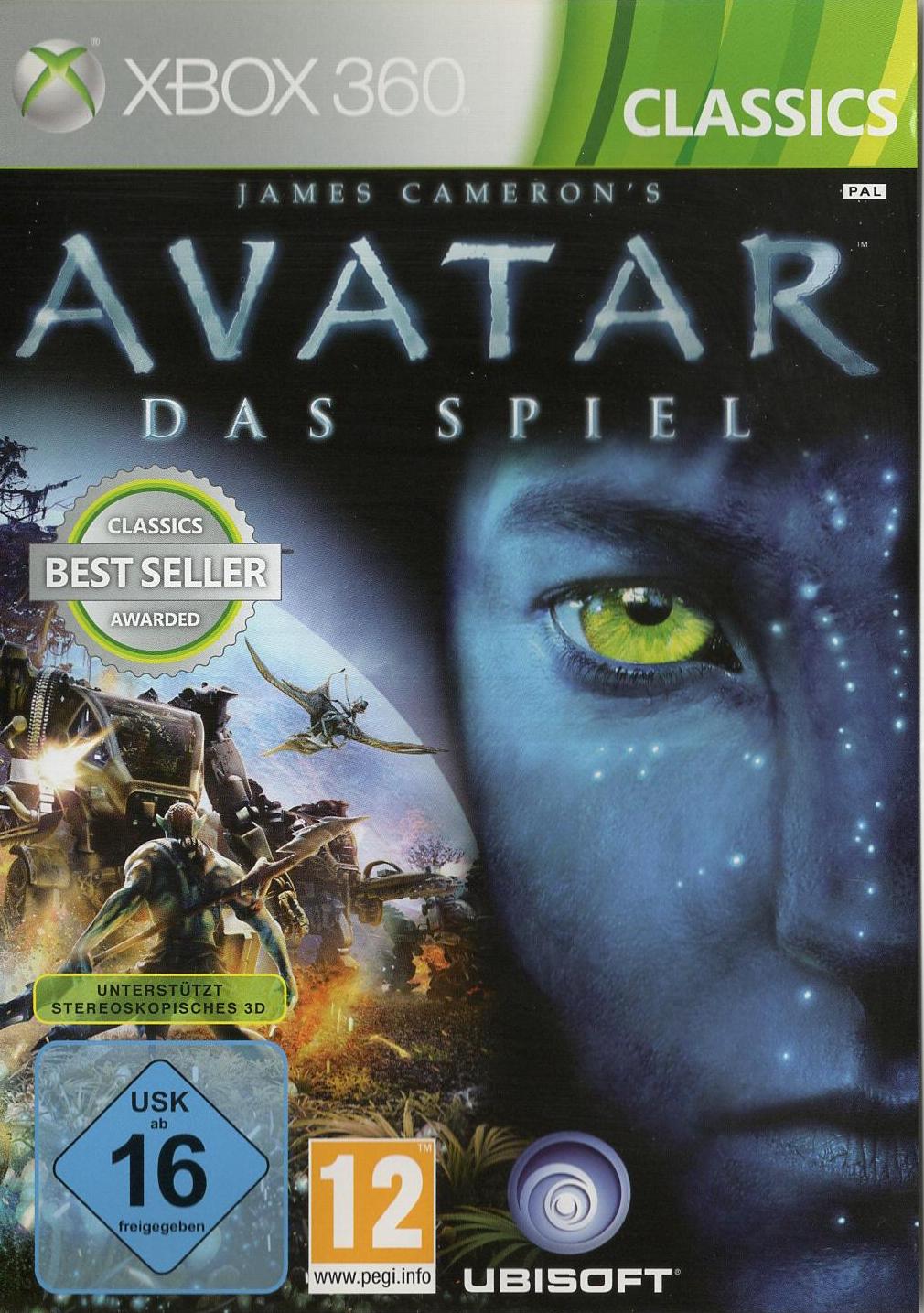 James Cameron's Avatar: Das Spiel - Xbox 360 Vorderseite