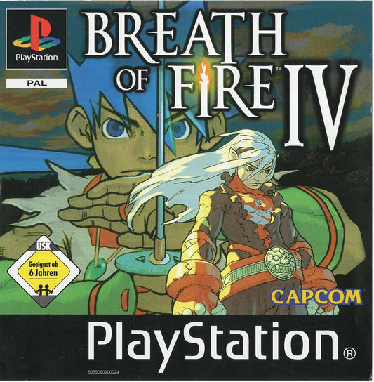 Breath of Fire IV - PlayStation 1 Vorderseite