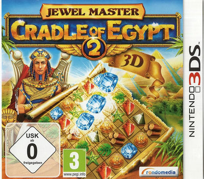 Jewel Master: Cradle of Egypt 2 3D - Nintendo 3DS Vorderseite