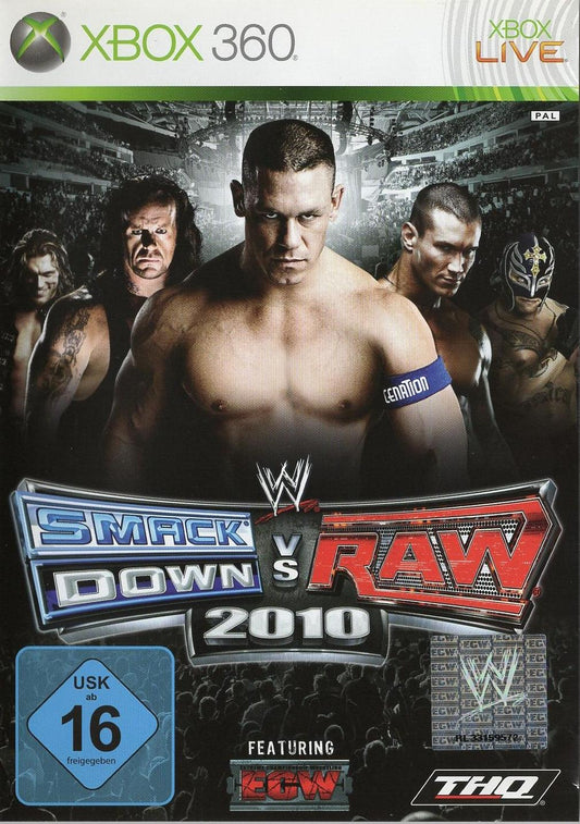 WWE SmackDown vs. Raw 2010 - Xbox 360 Vorderseite