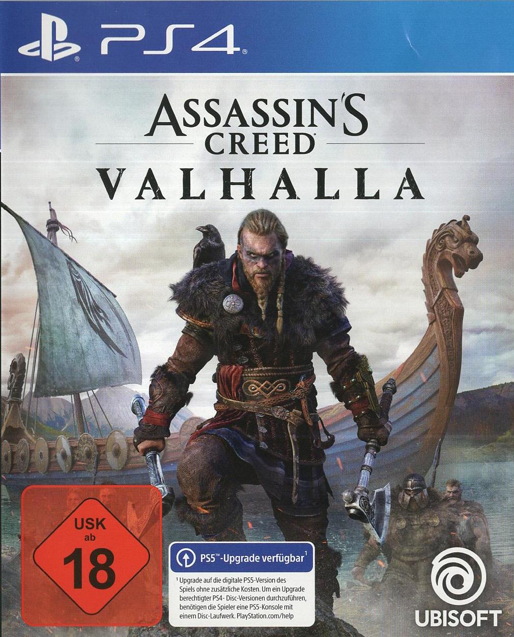 Assassin's Creed Valhalla - PlayStation 4 Vorderseite