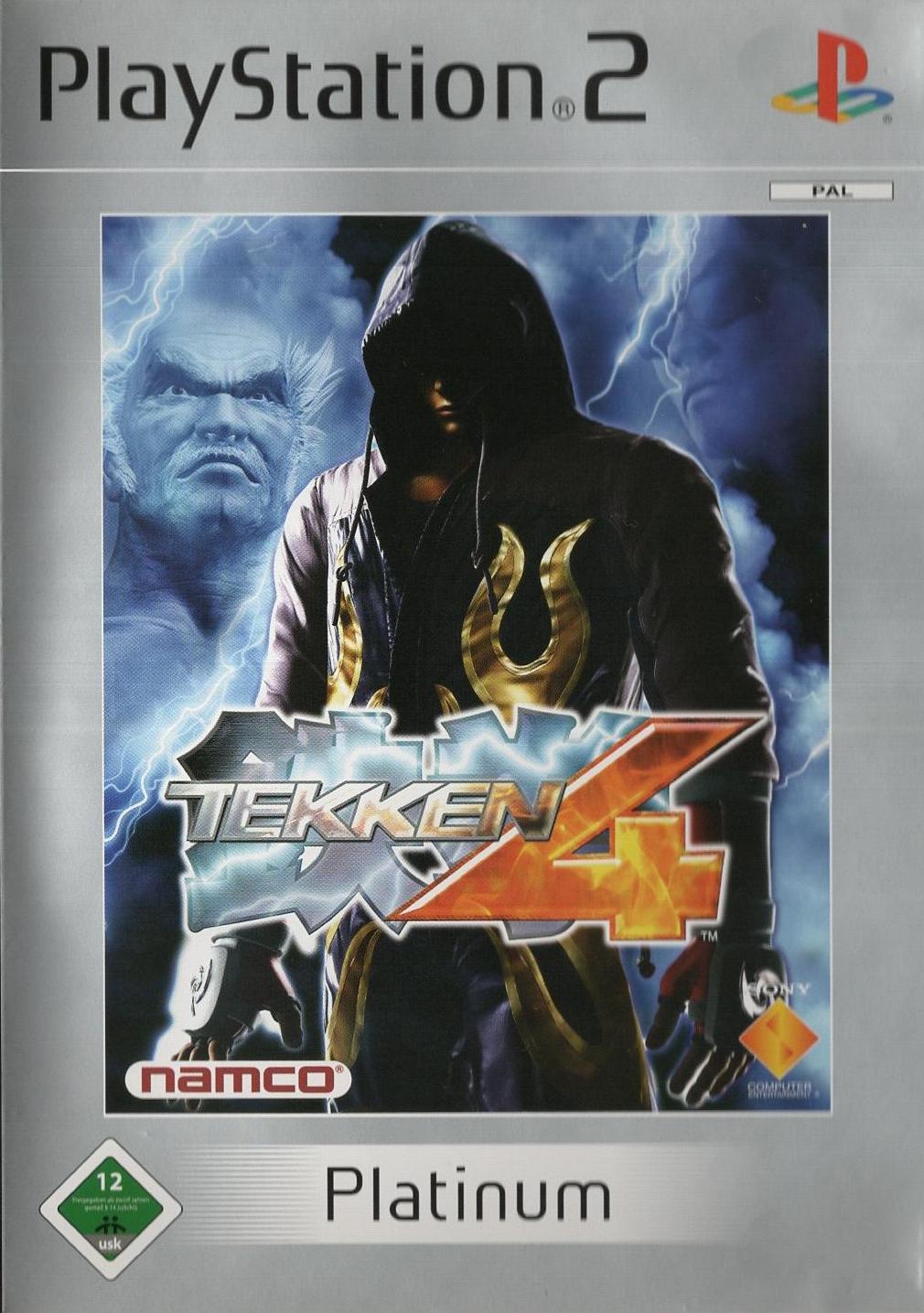 Tekken 4 - PlayStation 2 Vorderseite