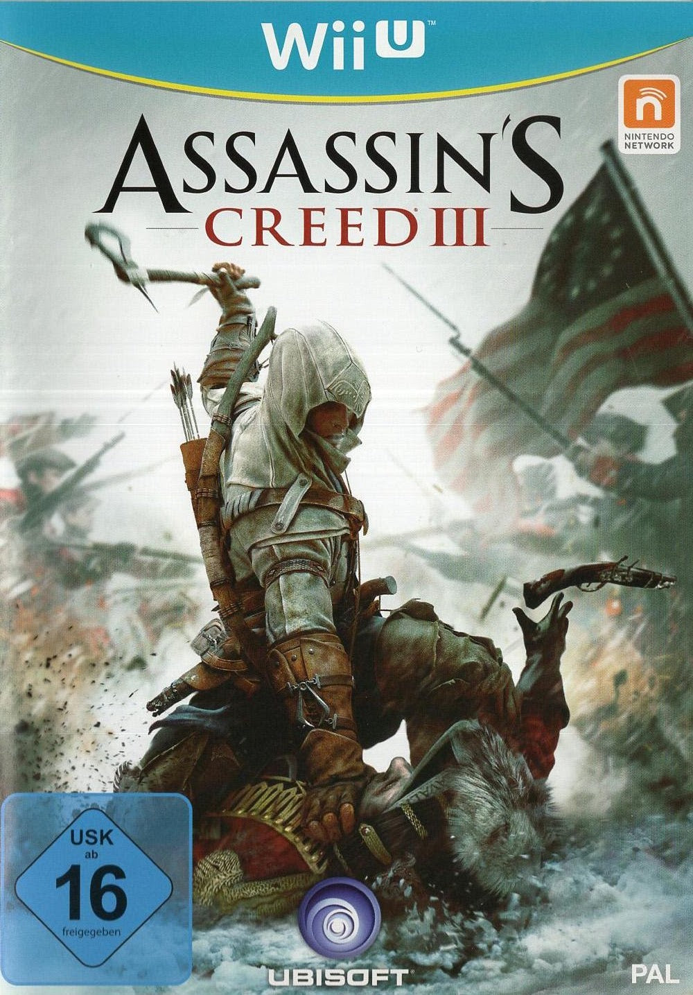 Assassin's Creed III - Nintendo Wii U Rückseite