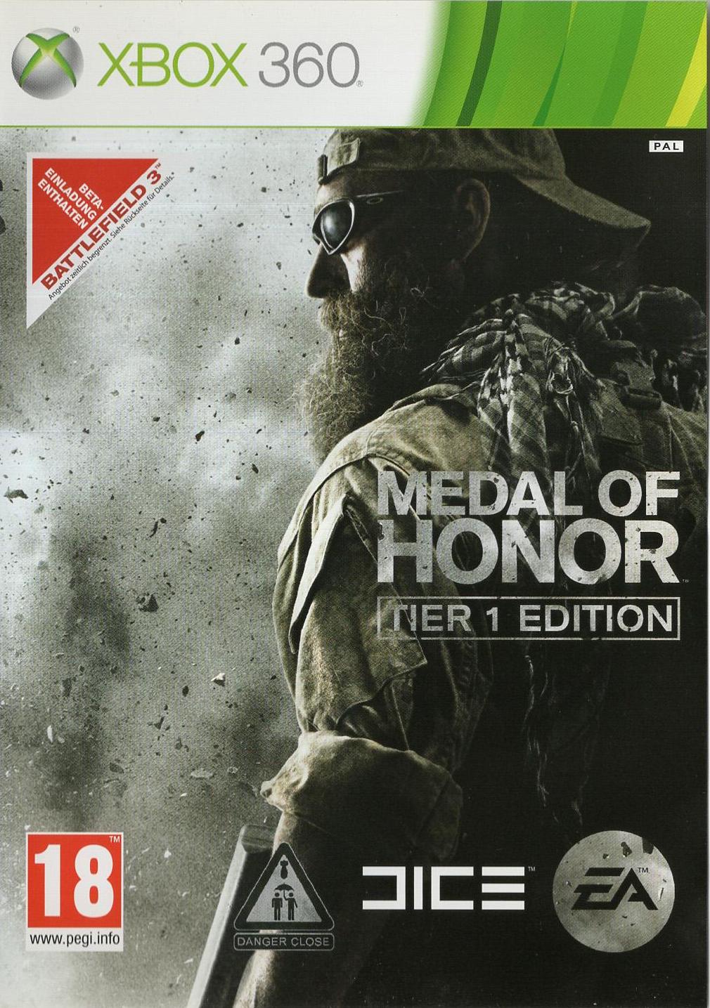 Medal of Honor Tier 1 Edition - Xbox 360 Vorderseite