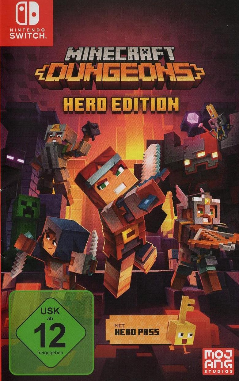 Minecraft Dungeons Hero Edition - Nintendo Switch Vorderseite