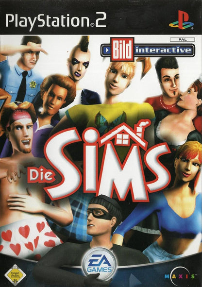 Die Sims - PlayStation 2 Vorderseite