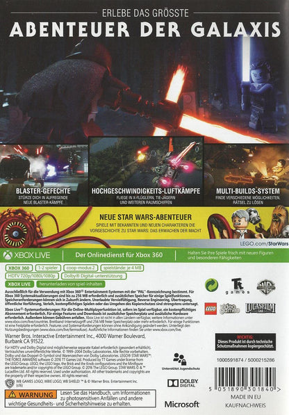 LEGO Star Wars: Das Erwachen der Macht - Xbox 360 Rückseite