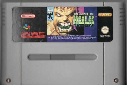 The Incredible Hulk - Super Nintendo - Modul Vorderseite