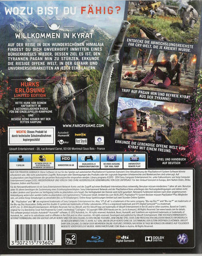 Far Cry 4 - PlayStation 4 Rückseite