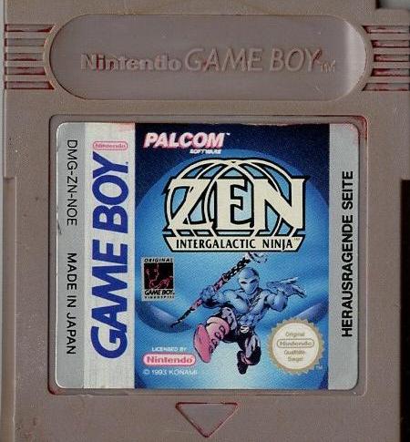 Zen: Intergalactic Ninja - Game Boy - Modul Vorderseite