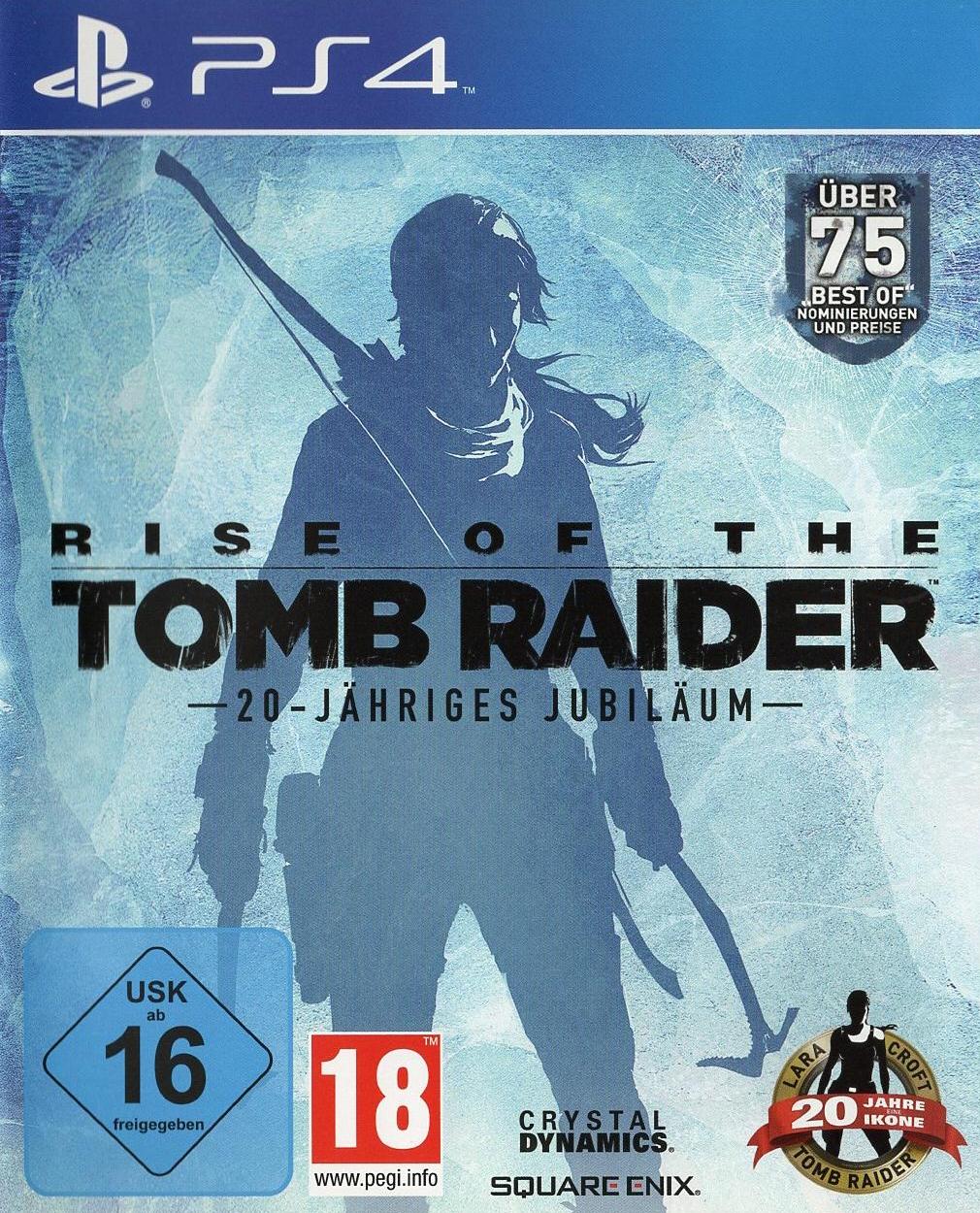 Rise of the Tomb Raider: 20-jähriges Jubiläum - PlayStation 4 Vorderseite